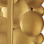 Бра светодиодное из многослойных золотых дисков Metal Disc Chandelier варинант исполнения - 1 | Loft Concept в Перми