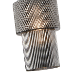 Подвесной светильник со стеклянным рифленым плафоном цилиндрической формы Eliara 13 варинант исполнения - 11 | Loft Concept в Перми