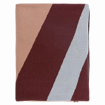 Плед из хлопка с геометрическим рисунком Elan Stripe Addison варинант исполнения - 5 | Loft Concept в Перми