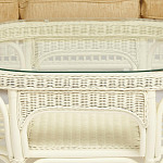 Комплект уличной мебели из ротанга Clara белый варинант исполнения - 13 | Loft Concept в Перми