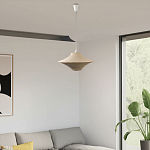 Подвесной вязаный бежевый светильник «Звезда Востока 01» варинант исполнения - 2 | Loft Concept в Перми