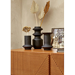 Комод с геометрическим рисунком на ящиках Anders Dark Wood варинант исполнения - 6 | Loft Concept в Перми