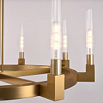 Люстра CANELLE Round Chandelier 8 Modern Brass варинант исполнения - 1 | Loft Concept в Перми