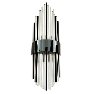 Бра Flutes с Черным металлом