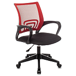 Офисное кресло с основанием из черного пластика Desk chairs Red варинант исполнения - 1 | Loft Concept в Перми