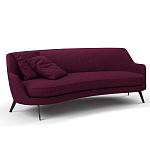 Мебельная ткань Шенилл фиолетовый цвет 138 см T4-27 варинант исполнения - 6 | Loft Concept в Перми