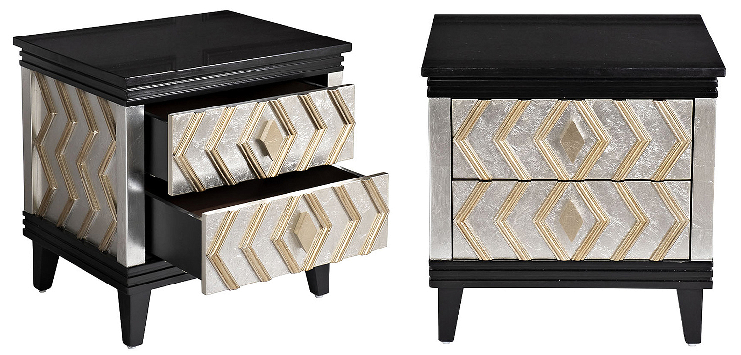Тумба с каменной столешницей Birgit Nightstand Тумба с каменной столешницей Birgit Nightstand - Loft-Concept в Перми