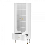 Витрина белая двухдверная с ящиком Expanses of Beauty варинант исполнения - 2 | Loft Concept в Перми