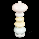 Настольная лампа из стеклянных сфер в пастельных тонах Высота 48 см Pastel Lunaria варинант исполнения - 3 | Loft Concept в Перми