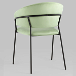 Стул в велюре фисташкового цвета Horizon варинант исполнения - 5 | Loft Concept в Перми