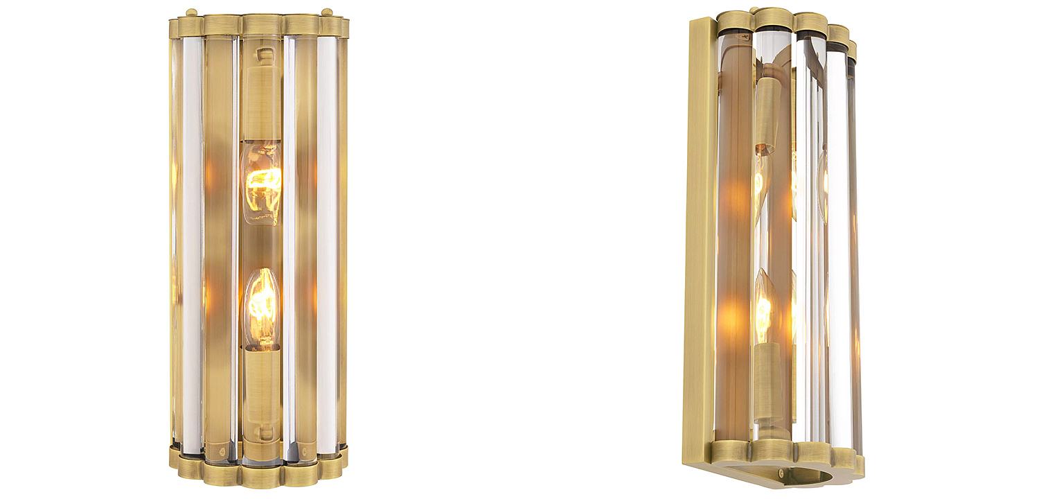 Бра Eichholtz Wall Lamp Amalfi S Brass Бра Eichholtz Wall Lamp Amalfi S Brass - Loft-Concept в Перми