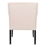 Кресло Addison Chic Armchair beige flax варинант исполнения - 2 | Loft Concept в Перми