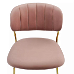 Стул Singer Chair без подлокотников Розовый Велюр варинант исполнения - 5 | Loft Concept в Перми