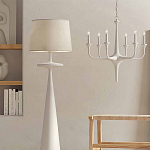 Торшер белый с фигурным каркасом Bleached Element варинант исполнения - 3 | Loft Concept в Перми