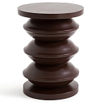 Фигурный приставной столик бордового цвета  AMORPHOUS варинант исполнения - 1 | Loft Concept в Перми