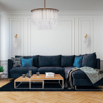 Бра с круглым основанием и длинными прозрачныи стеклянными трубками Nembus варинант исполнения - 8 | Loft Concept в Перми