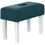 Мягкий пуф на белых ножках Winton Pouf варинант исполнения - 7 | Loft Concept в Перми