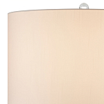 Настольная лампа стеклянная с тканевым абажуром Edges варинант исполнения - 2 | Loft Concept в Перми