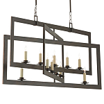 Люстра из пересекающихся прямоугольных элементов Intersecting Rectangles варинант исполнения - 3 | Loft Concept в Перми