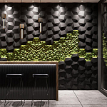 Гипсовая 3D панель с принтографией PM-30 варинант исполнения - 1 | Loft Concept в Перми