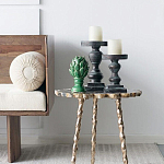 Статуэтка в виде артишока из зелёной керамики с глянцевыми лепестками Artichoke Decor  варинант исполнения - 5 | Loft Concept в Перми