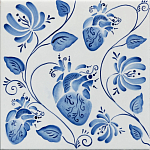 Плитка с узором Сердце варинант исполнения - 2 | Loft Concept в Перми