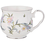 Кружка из фарфора с цветочным принтом 480 мл Tea Flower Set варинант исполнения - 1 | Loft Concept в Перми