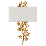 Бра с прямоугольным абажуром и каркасом в виде лепестков клевера Hanging Clover варинант исполнения - 3 | Loft Concept в Перми