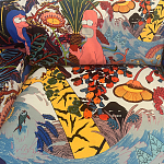 Мебельная ткань Велюр Simpsons in Paradise Т4-88 варинант исполнения - 1 | Loft Concept в Перми