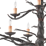 Люстра черная в виде ствола дерева Branched Tree варинант исполнения - 1 | Loft Concept в Перми