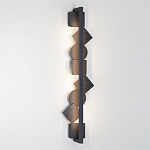 Бра вертикальное с черными кругами и квадратами Gravyura варинант исполнения - 5 | Loft Concept в Перми