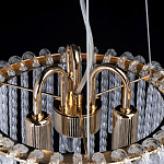 Люстра с подвесными рифлеными стеклянными трубками Nembus варинант исполнения - 18 | Loft Concept в Перми