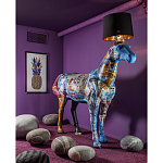 Большой Торшер Лошадь с ручной авторской росписью Feral Stallion варинант исполнения - 1 | Loft Concept в Перми