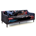 Диван ZAMBEZI Sofa Лиловый цвет варинант исполнения - 2 | Loft Concept в Перми