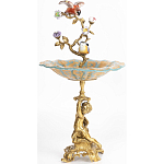 Фарфоровая чаша Фонтан птиц Verena варинант исполнения - 3 | Loft Concept в Перми