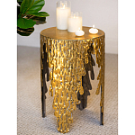 Столик дизайнерский Copper streaks варинант исполнения - 6 | Loft Concept в Перми