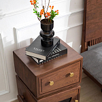 Тумбочка прикроватная с ящиком и дверцей Робот Robot Desk варинант исполнения - 5 | Loft Concept в Перми