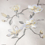 Обои Magnolia Canopy Colourway SC-288 on Natural Mica metallic silk варинант исполнения - 1 | Loft Concept в Перми