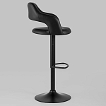 Барный стул черного цвета Strohach варинант исполнения - 2 | Loft Concept в Перми