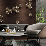 Гипсовая 3D панель с принтографией PM-41 варинант исполнения - 1 | Loft Concept в Перми