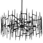 Люстра черная остроконечной формы Black Satin варинант исполнения - 5 | Loft Concept в Перми