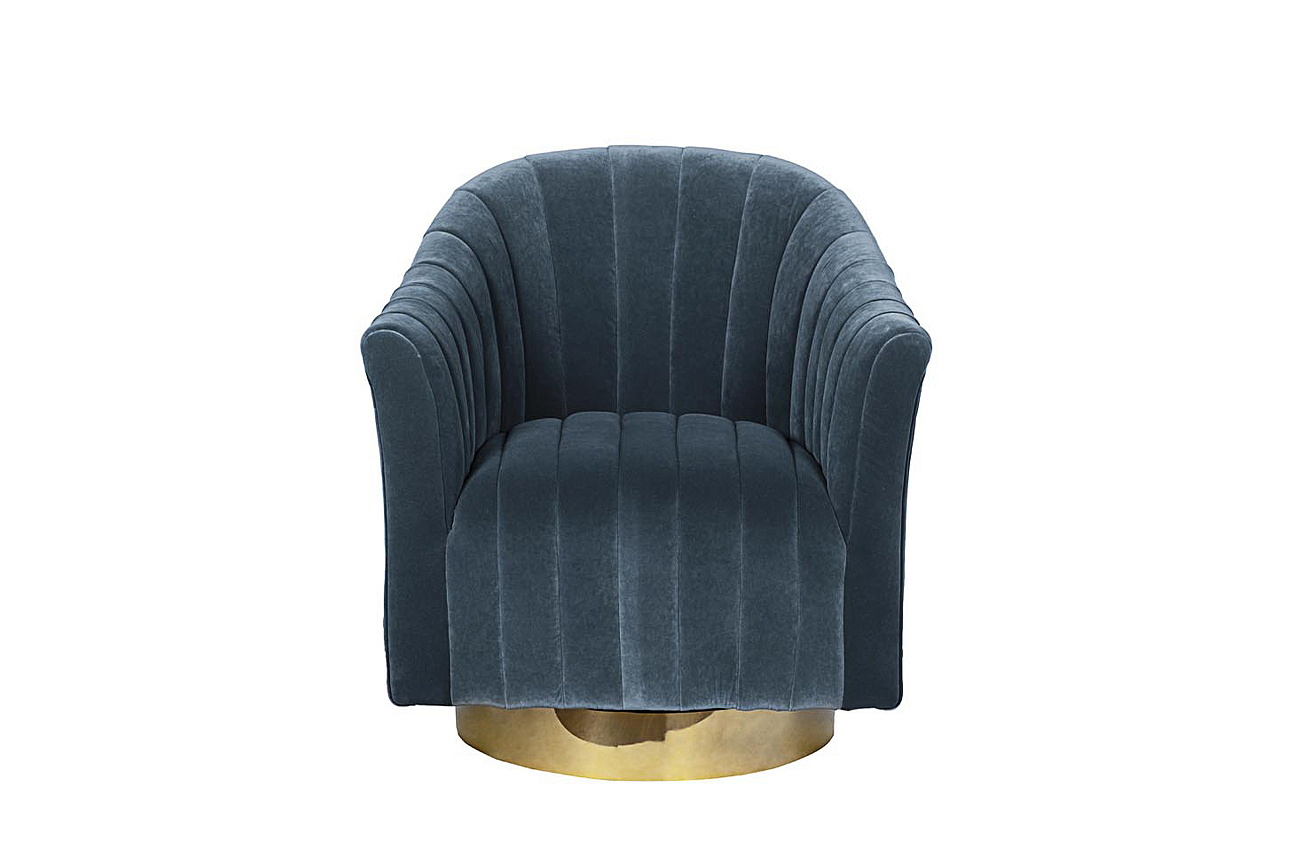 Кресло Civic Space BLUE VELOUR Кресло Civic Space BLUE VELOUR - Loft-Concept в Перми