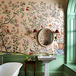 Обои ручная роспись Houghton Edo Blush варинант исполнения - 1 | Loft Concept в Перми