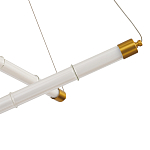 Светодиодная люстра Trumpet Tube Brass  варинант исполнения - 3 | Loft Concept в Перми