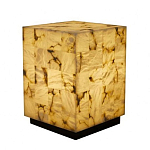 Торшер прямоугольный из натурального камня Calcite Geometry варинант исполнения - 6 | Loft Concept в Перми