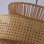 Подвесной светильник с абажуром из натуральных материалов Light Inside the Cell варинант исполнения - 7 | Loft Concept в Перми