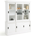 Витрина из массива сосны Cobbett White Wood Showcase варинант исполнения - 1 | Loft Concept в Перми