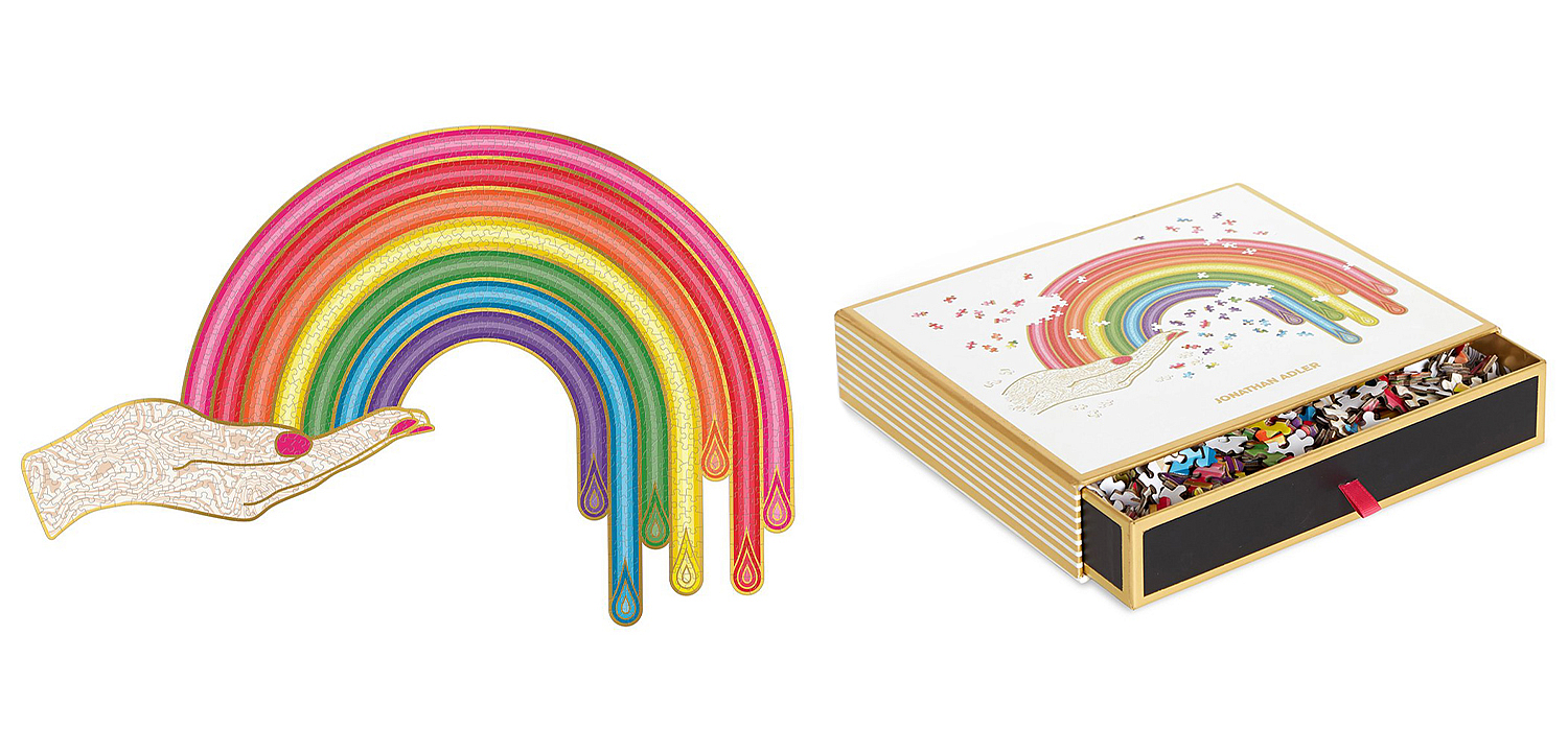 Пазлы RAINBOW HAND SHAPED PUZZLE Jonathan Adler Пазлы RAINBOW HAND SHAPED PUZZLE Jonathan Adler - Loft-Concept в Перми