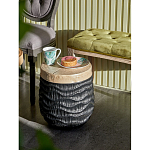 Приставной столик с фактурой под натуральное дерево Immortality варинант исполнения - 4 | Loft Concept в Перми