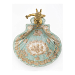 Блюдо с бронзовым ангелом Porcelain Angels of Paradise варинант исполнения - 3 | Loft Concept в Перми